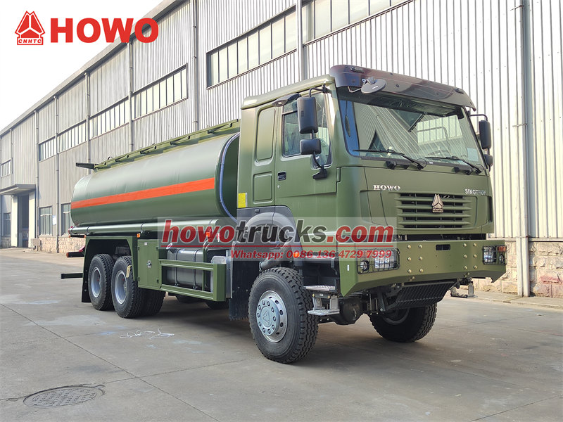 HOWO 6×6 fuel bowser truck