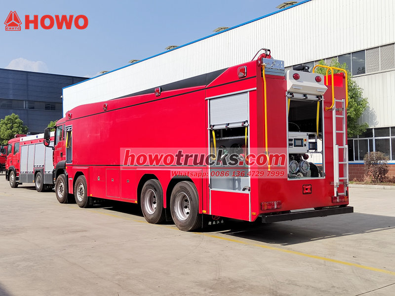 Howo 8x4 fire fighting truck