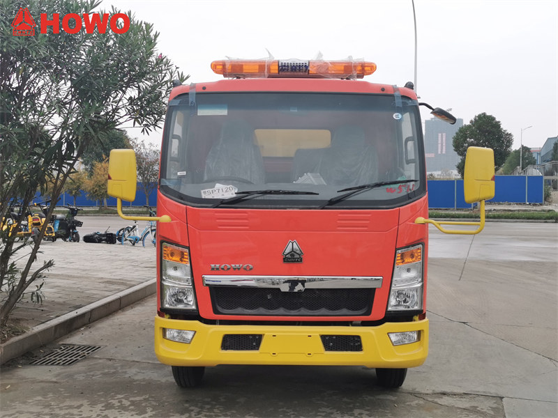 HOWO RHD truck mounted road sweeper