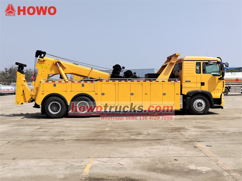 HOWO 20tons rescue towing trucks export Philippines
