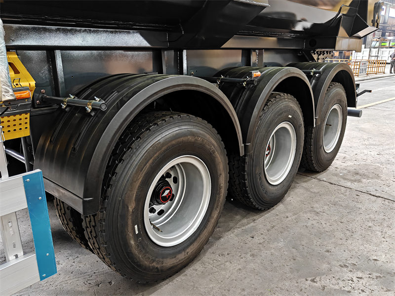 Heavy Duty 3 Axles Tipper Semi Trailer