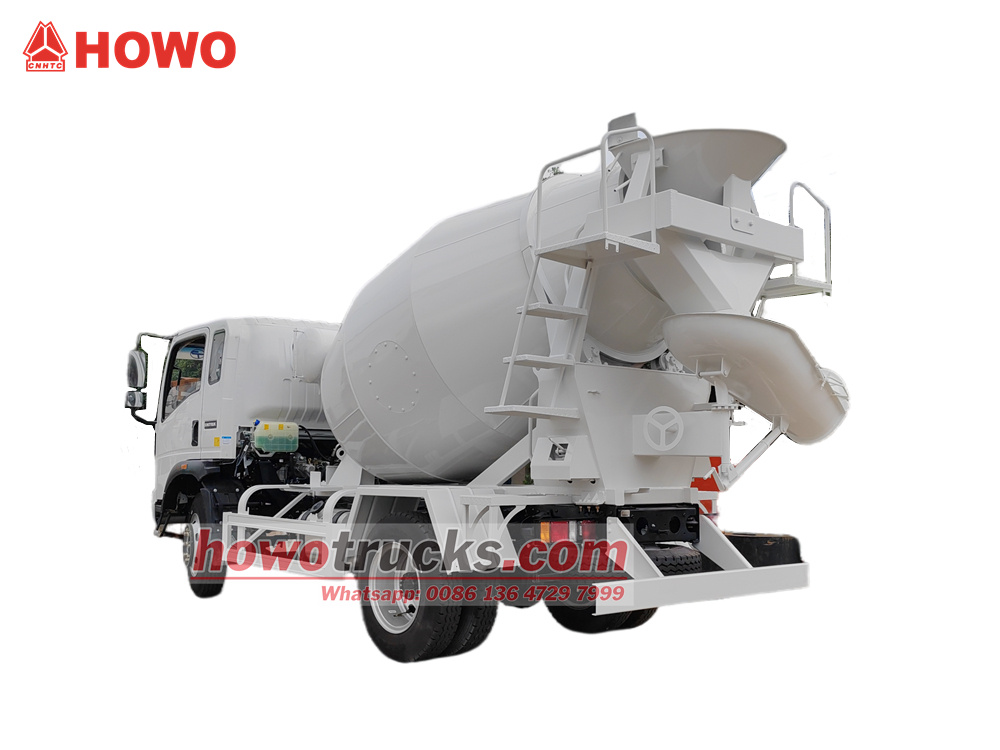 Sinotruk Howo 180HP 4X2 5m3 Concrete Mixer Truck