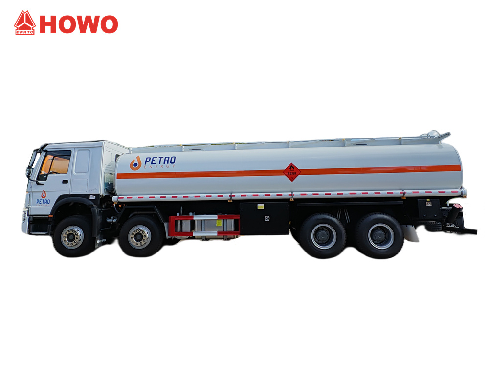 HOWO 25000 liters refined fuel delivery truck