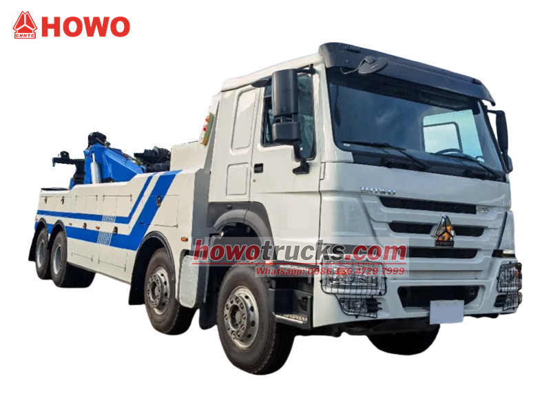 HOWO 8×4 recovery tow truck