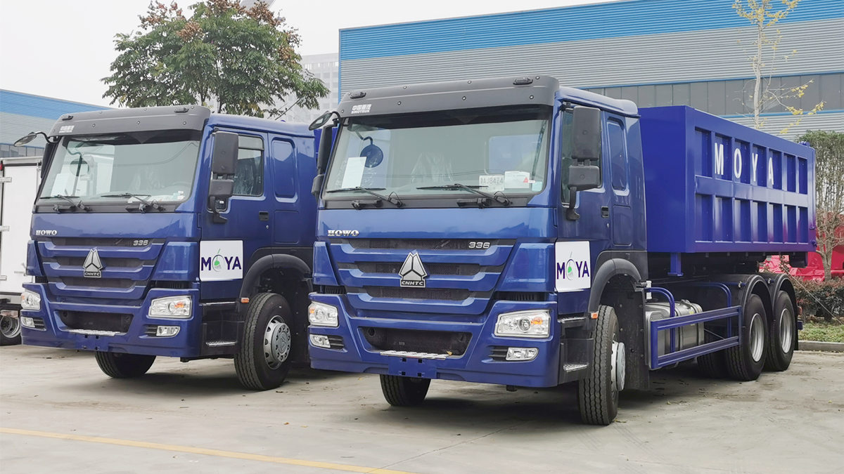 Sinotruk HOWO 20-Tonnen-Hakenlader-LKW-Versand nach Côte d’Ivoire