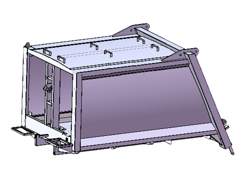 HOWO garbage compactor drawing
