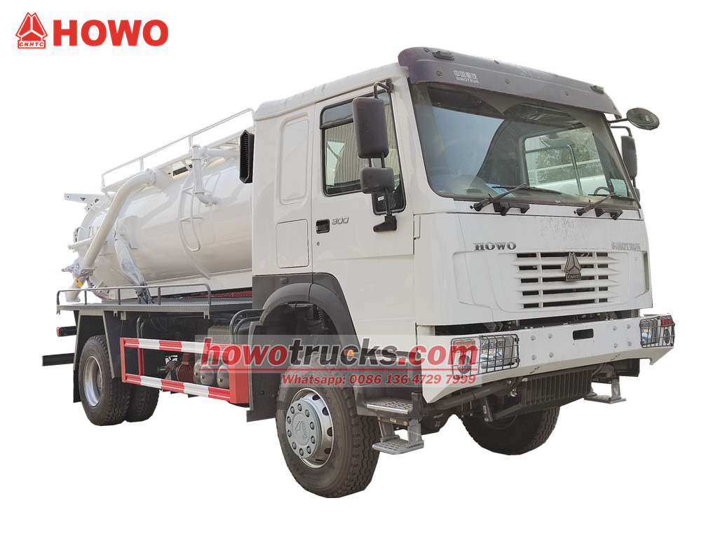 HOWO 4WD 10000L vacuum truck