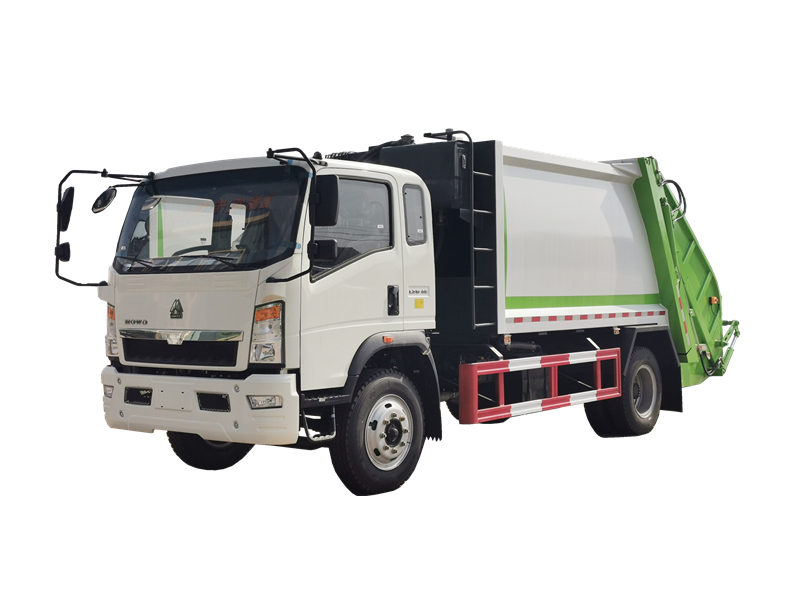 HOWO 6cbm rear loader truck