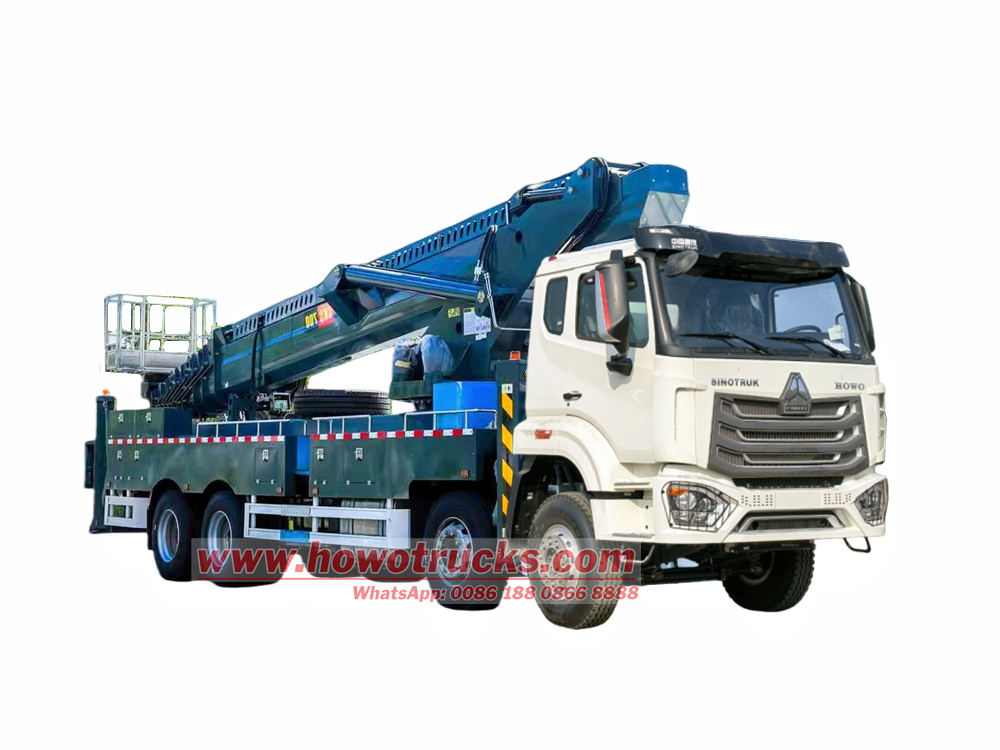 HOWO 8X4 70m bucket lift truck