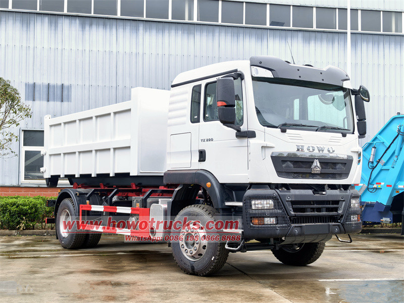 HOWO RHD 15tons Roll off container truck HOWO RHD 15tons Roll off container truck