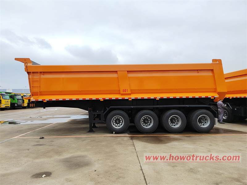4 axle dumper semitrailer factory