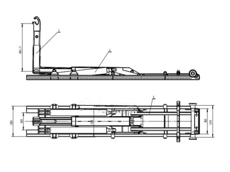Howo garbage hook lift truck Howo garbage hook lift truck