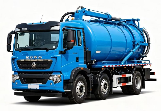 Howo Vakuum-Hochdruckreinigungsfahrzeug