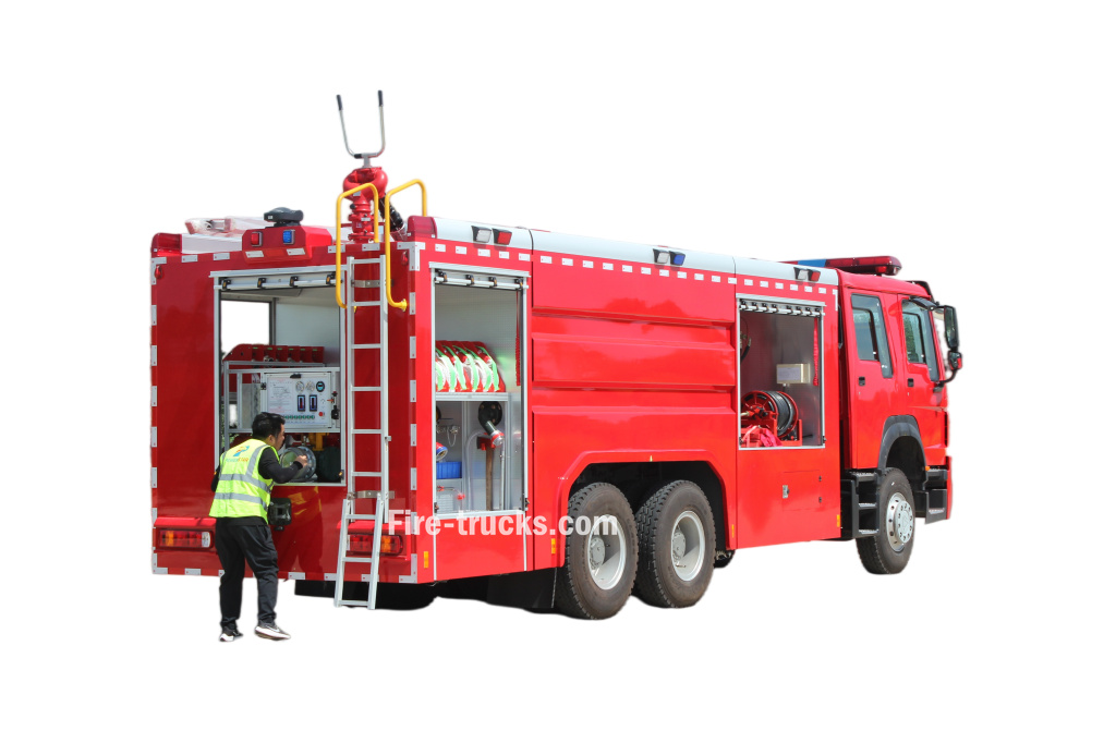 HOWO Foam Water Fire Truck Accessories List