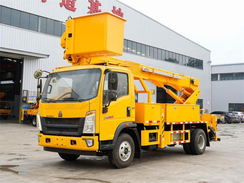 Sinotruk insulated boom aerial work platforms truck