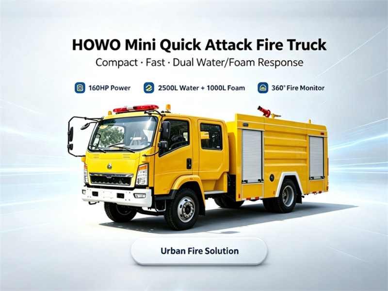 HOWO light fire fighting truck