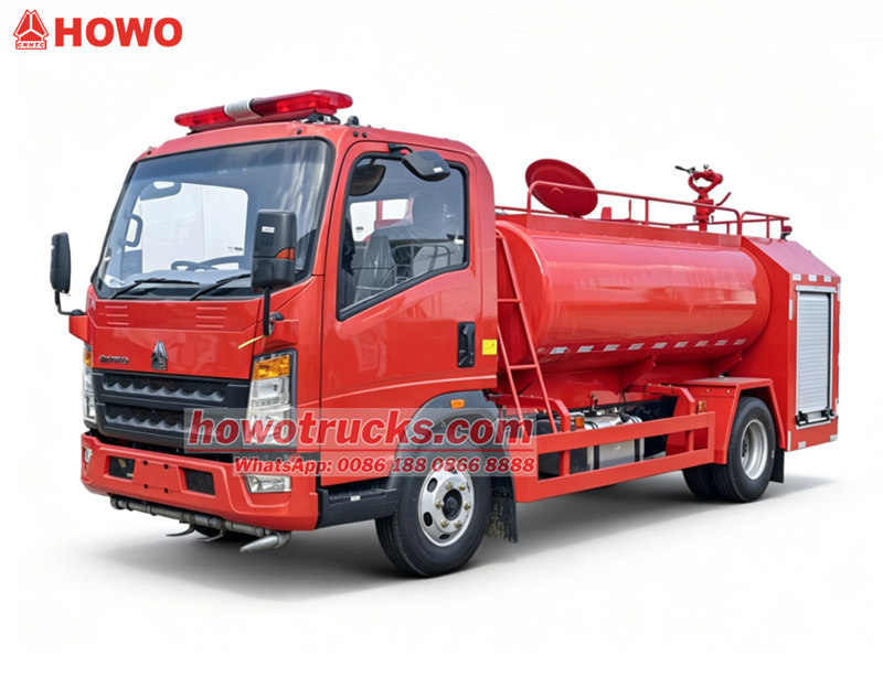 HOWO light quick attack emergency fire truck