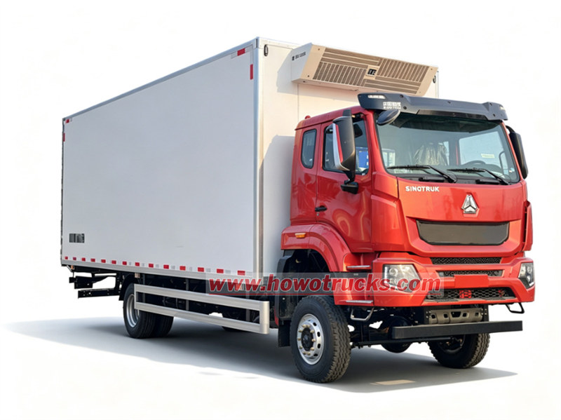 HOWO M7 freezer van truck